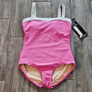Miraclesuit One Piece Swimsuit Size 18 Pink NEW Slimming Control Retro Beachwear